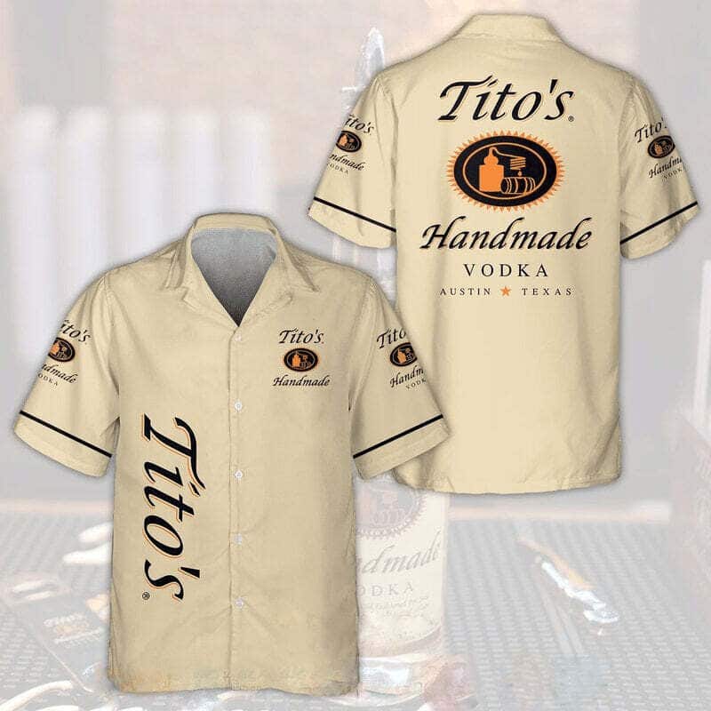 Basic Tito's Handmade Vodka Hawaiian Shirt Gift For Wine Lovers Basic Tito's Handmade Vodka Hawaiian Shirt Gift For Wine Lovers