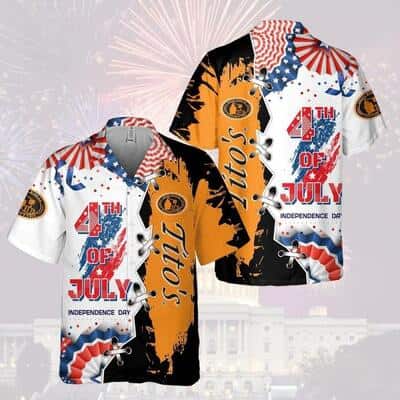 Tito's Handmade Vodka Hawaiian Shirt 4th Of July Independence Day