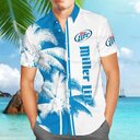 Miller Lite Hawaiian Shirt Summer Father's Day Beer Gift Miller Lite Hawaiian Shirt Summer Father's Day Beer Gift