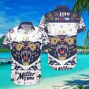 Miller Lite Beer Hawaiian Shirt Father's Day Gift For Beach Trip Miller Lite Beer Hawaiian Shirt Father's Day Gift For Beach Trip