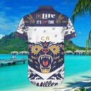 Miller Lite Beer Hawaiian Shirt Father's Day Gift For Beach Trip Miller Lite Beer Hawaiian Shirt Father's Day Gift For Beach Trip
