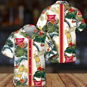 Miller High Life Beer Hawaiian Shirt Tropical Summer Flowers Miller High Life Beer Hawaiian Shirt Tropical Summer Flowers