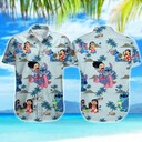 Funny Stitch And Lilo Hawaiian Shirt Summer Beach Gift