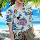 Funny Stitch And Lilo Hawaiian Shirt Summer Beach Gift