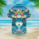 Disney Stitch Hawaiian Shirt Summer Beach Pattern