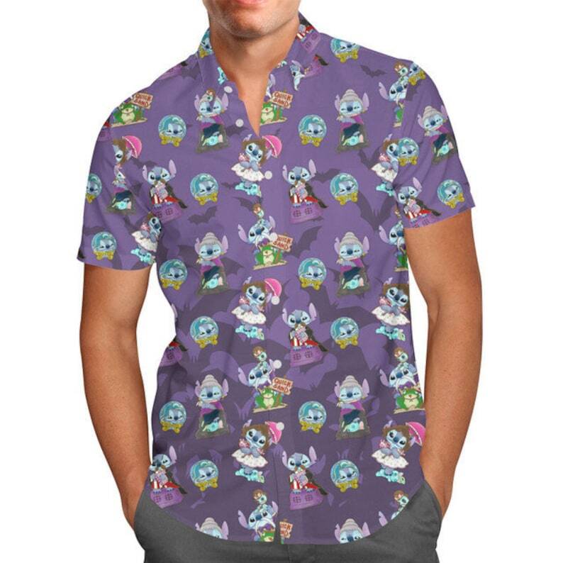 Cool Disney Stitch Hawaiian Shirt Beach Gift For Best Friend