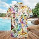 Lilo And Stitch Hawaiian Shirt Disney Characters Summer Beach Gift