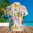 Lilo And Stitch Hawaiian Shirt Disney Characters Summer Beach Gift