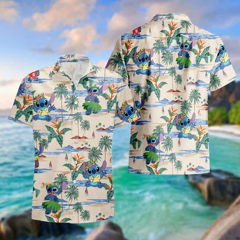 Disney Stitch Hawaiian Shirt Summer Gift For Friend