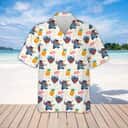 Disney Stitch Hawaiian Shirt Pineapple Pattern Summer Gift For Beach Trip