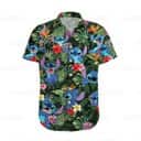Disney Stitch Hawaiian Shirt Tropical Pattern Gift For Beach Lovers