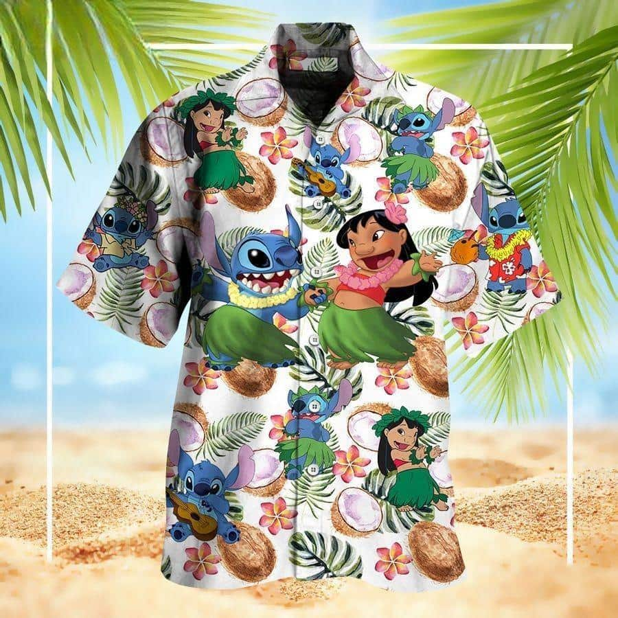 Funny Lilo And Stitch Hawaiian Shirt Beach Vacation Gift