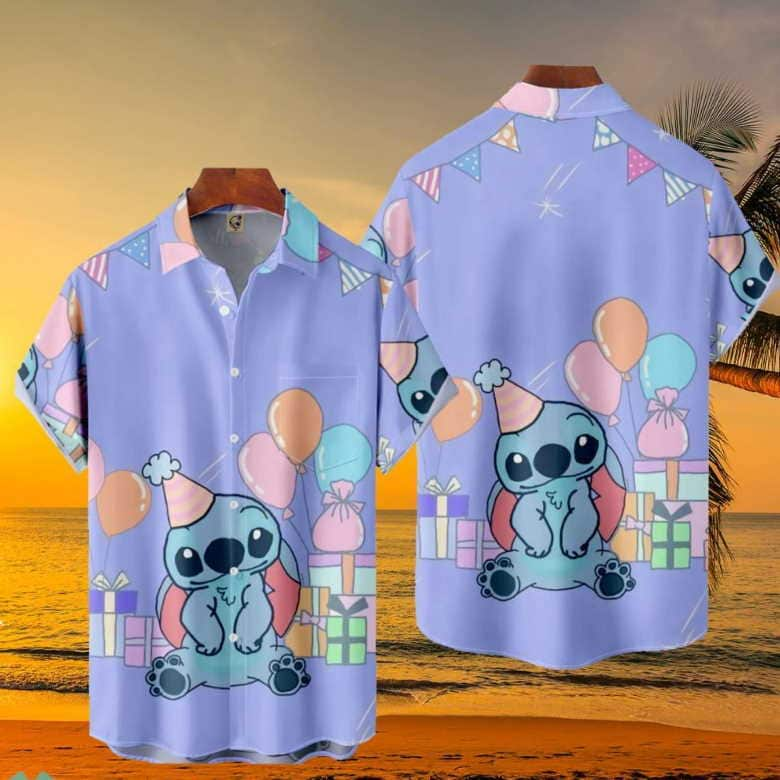 Lilo And Stitch Hawaiian Shirt Beach Gift For Disney Lovers