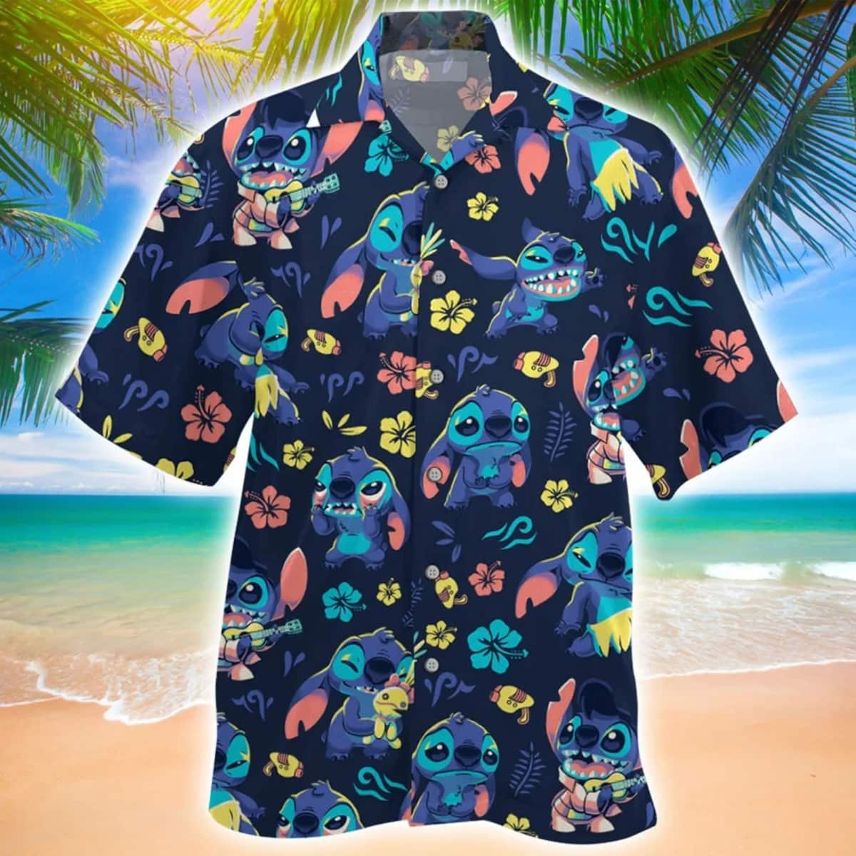 Disney Stitch Hawaiian Shirt Gift For Someone Going to Hawaii