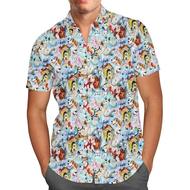 Disney Stitch Hawaiian Shirt Beach Gift For Friend