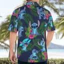 Stitch Disney Hawaiian Shirt Palm Leaves Pattern All Over Print