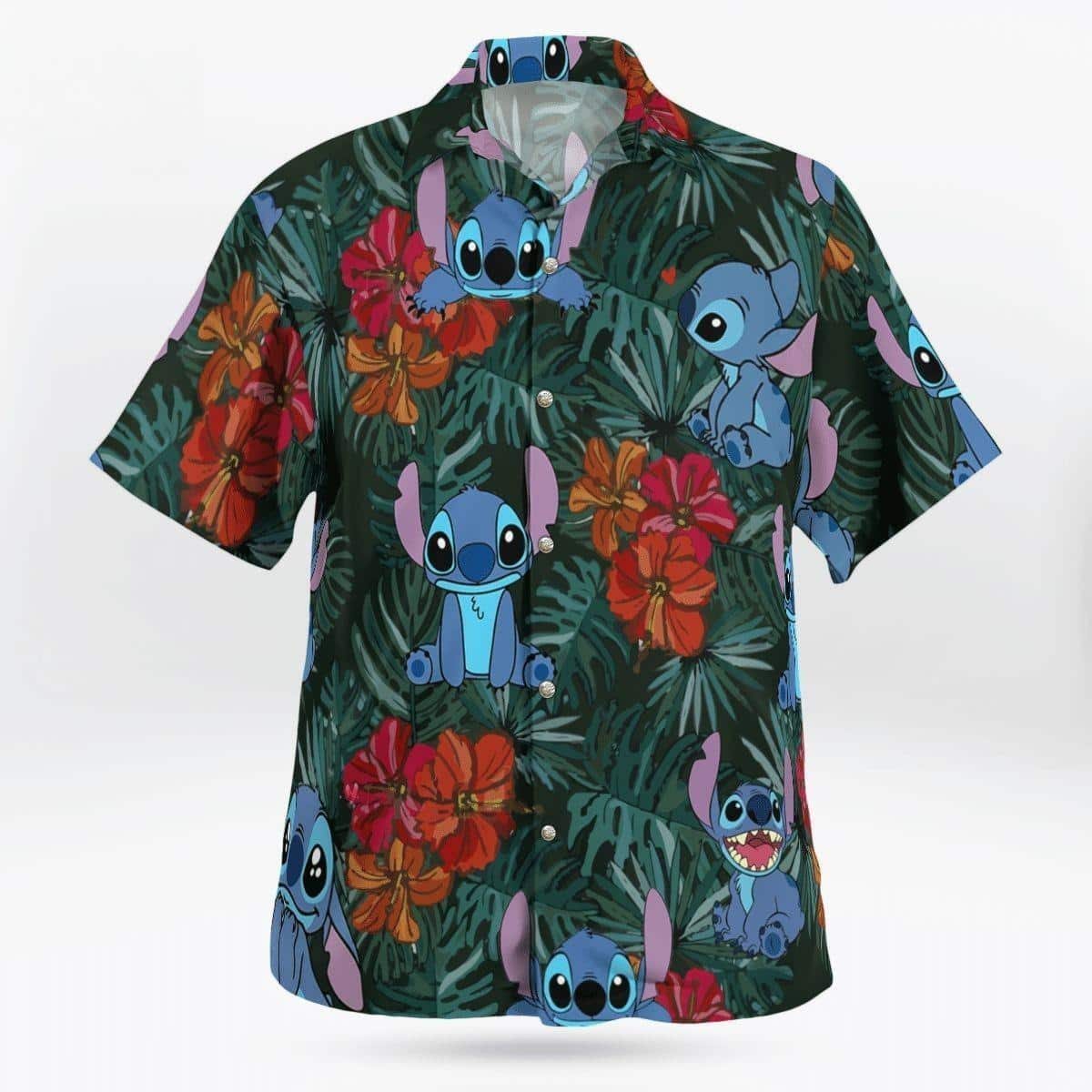 Cute Disney Stitch Hawaiian Shirt Gift For Beach Lovers