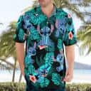 Disney Stitch Hawaiian Shirt Tropical Flower Pattern Gift For Beach Trip