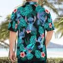 Disney Stitch Hawaiian Shirt Tropical Flower Pattern Gift For Beach Trip