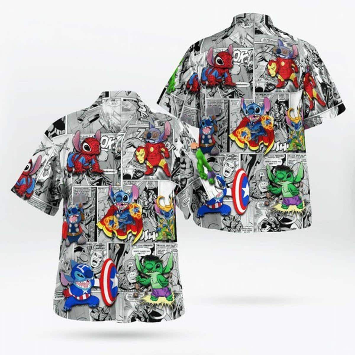 Disney Stitch Hawaiian Shirt Gift For Beach Lovers